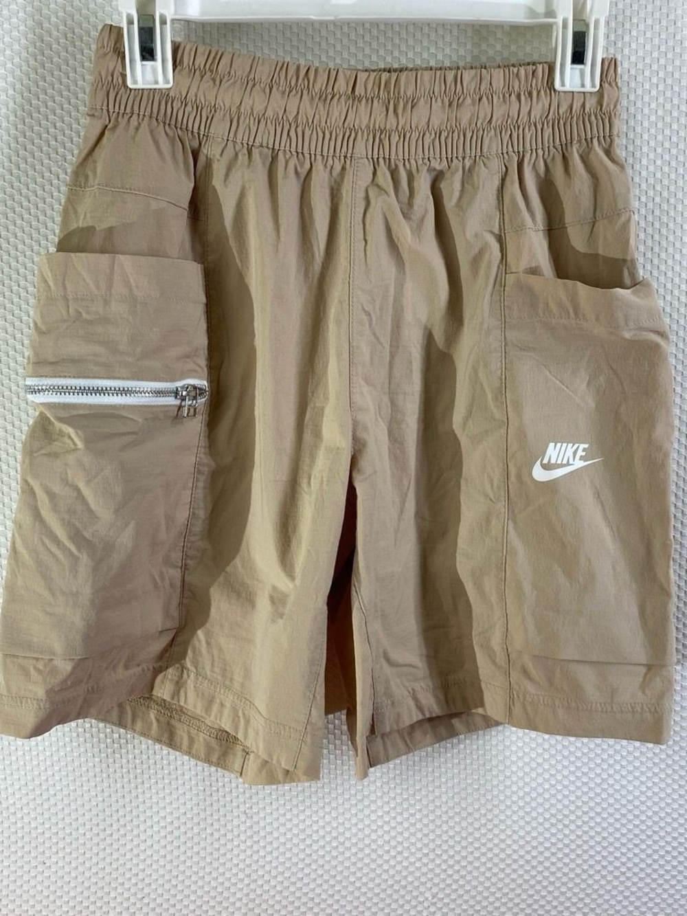 Nike Sportswear NSW Club Utility Woven Cargo Shorts Beige Size S